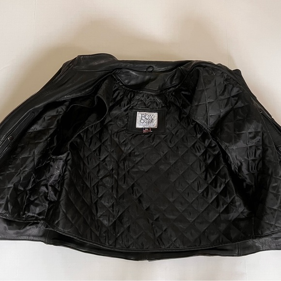 Fox creek women’s leather motorcycle jacket. Heavy duty with liner. Size 2XL - Picture 3 of 3